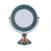 Copper turquoise stone mirror