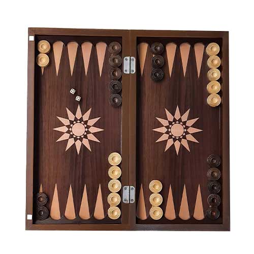 With the highest quality, a special product for you. Backgammon set craft is a good buy for friendly rounds.