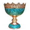 Blue turquoise copper bowl