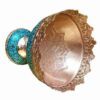 Blue turquoise copper bowl