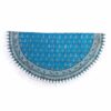 ghalamkar table cloth 100 cm blue