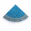 ghalamkar table cloth 100 cm blue