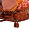Embroidered leather bag
